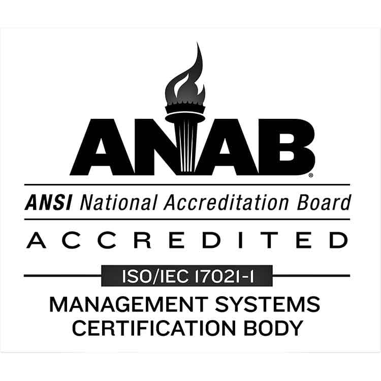 ANAB accredited